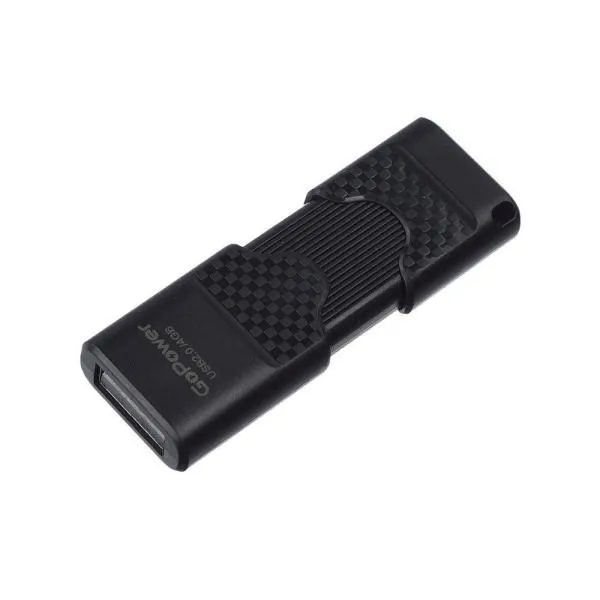 4GB USB 2.0 Flash Drive GoPower SLIDER черный