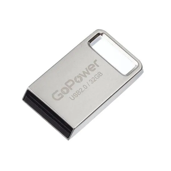 32GB USB 2.0 Flash Drive GoPower MINI серебро