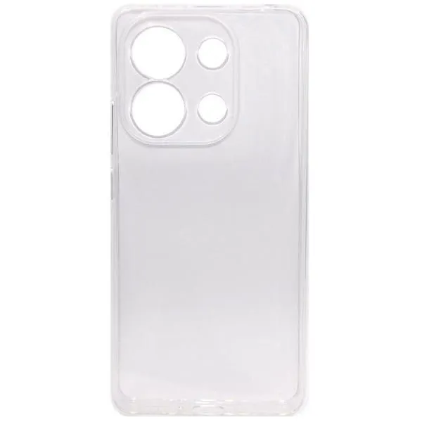 Чехол - накладка совместим с Xiaomi Redmi Note 13 силикон прозрачный (1мм)