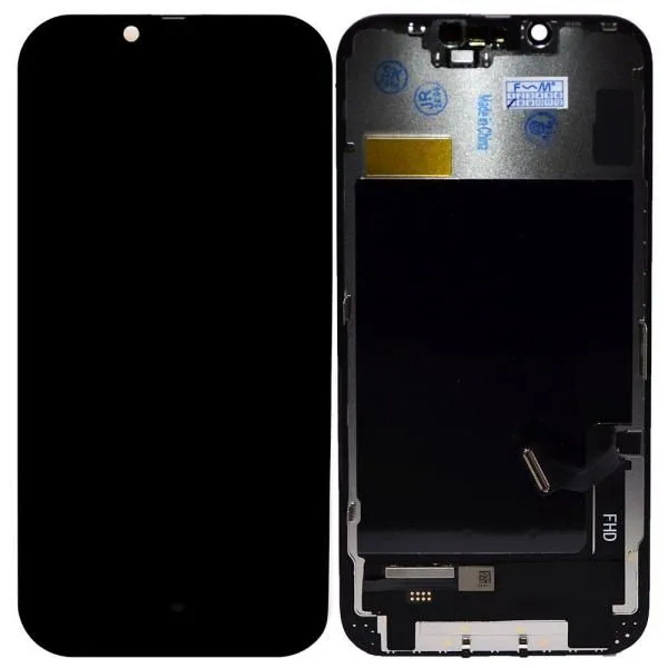 Дисплей совместим с iPhone 14 + тачскрин + рамка черный INCELL