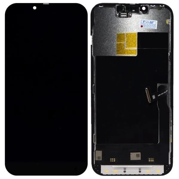 Дисплей совместим с iPhone 13 Pro + тачскрин + рамка черный OLED HARD