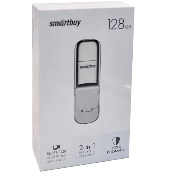 128GB USB 3.2 Flash Drive SmartBuy M5 Dual Type-C/Type-A (SB128GBM5)