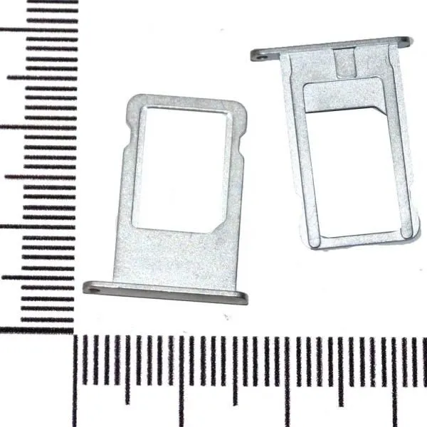 Держатель сим совместим с iPhone 6 Plus серебро