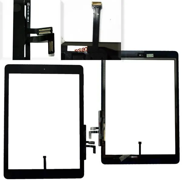 Тачскрин (Сенсор дисплея) совместим с iPad Air + кнопка HOME черный