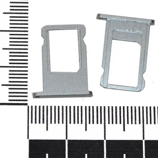 Держатель сим совместим с iPhone 6 серебро