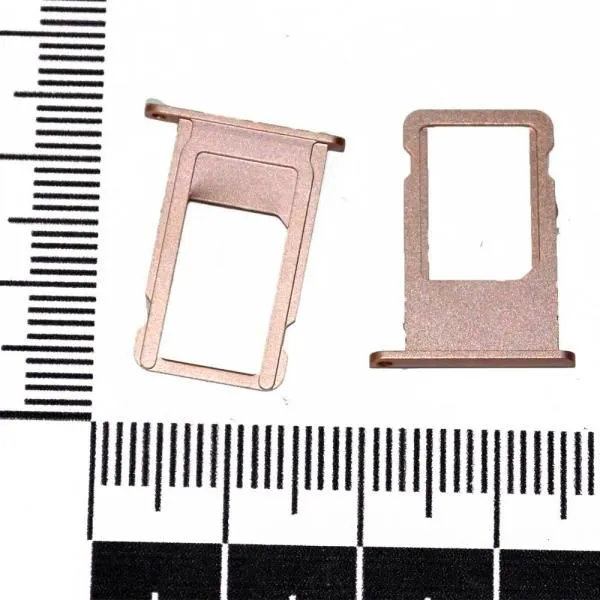 Держатель сим совместим с iPhone 6S Plus розовое золото