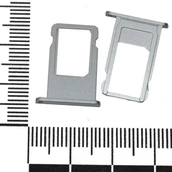 Держатель сим совместим с iPhone 6S Plus серебро