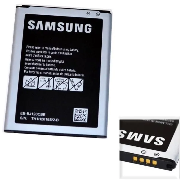 Аккумулятор EB-BJ120CBE, совместим с Samsung (SM-J120F/Galaxy J1 (2016) High Quality/MT