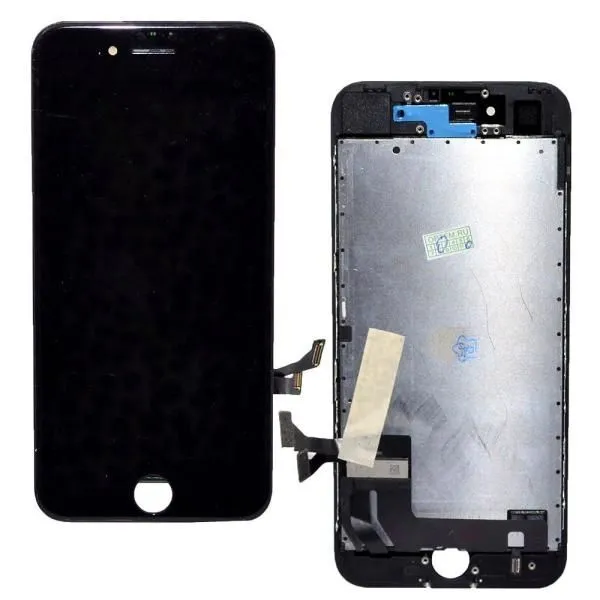 Дисплей совместим с iPhone 7 + тачскрин + рамка черный (матрица orig)