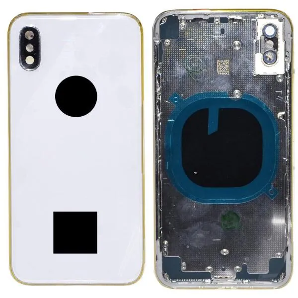 Корпус совместим с iPhone X High Quality серебро