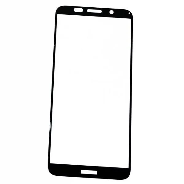 Защитное стекло совместим с Honor 7A/7S/9S/Huawei Y5 (2018)/Y5 Prime 2,5D с рамкой черное /тех.пак/
