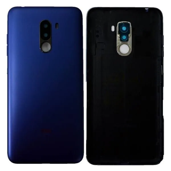Задняя крышка совместим с Xiaomi Pocophone F1 синий orig Factory AA