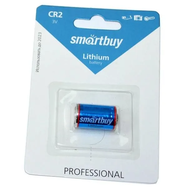 Элемент питания CR2 литиевый SmartBuy (блистер/1шт)