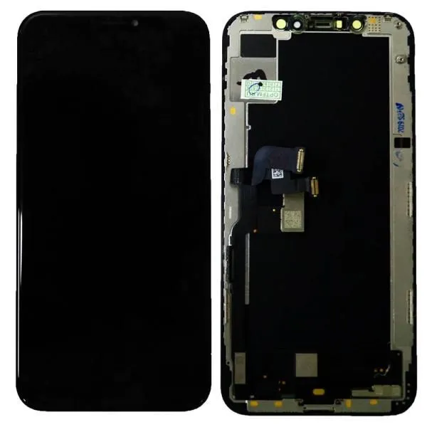 Дисплей совместим с iPhone Xs + тачскрин + рамка черный orig Used