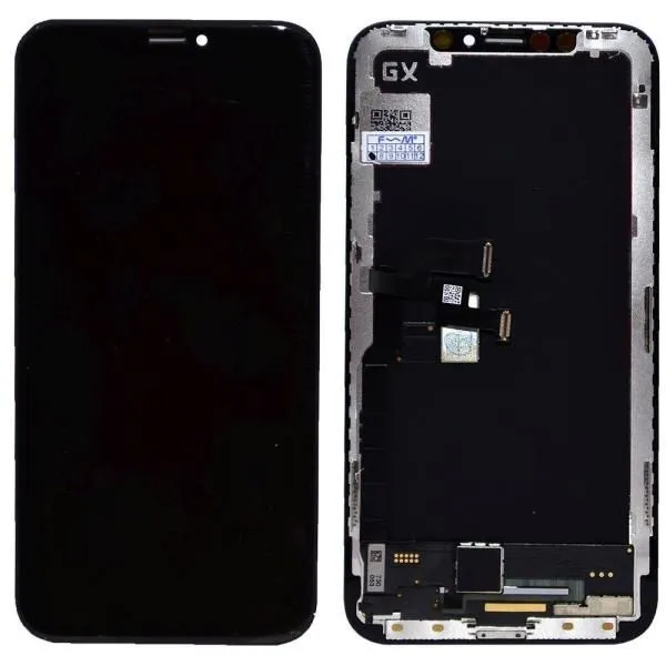 Дисплей совместим с iPhone X + тачскрин + рамка черный OLED GX HARD
