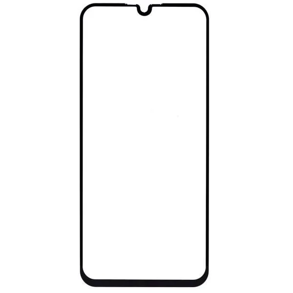 Защитное стекло совместим с Huawei P Smart (2019) YOLKKI Progress 2,5D с рамкой черное /в упаковке/
