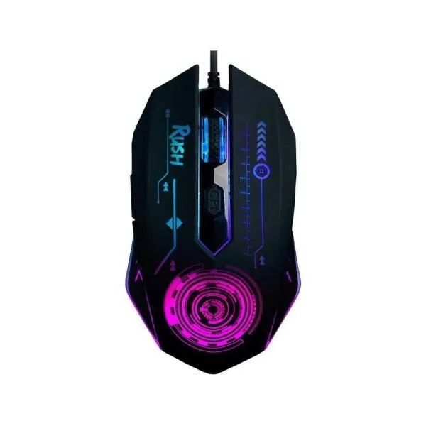 Мышь проводная игровая SMARTBUY Rush Mission X27 черный + подсветка