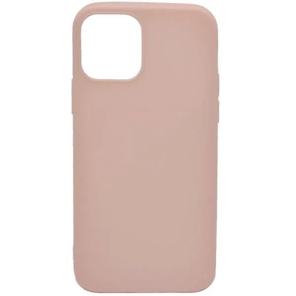 Чехол - накладка совместим с iPhone 12/12 Pro (6.1") YOLKKI Alma (Алма) силикон матовый светло-розовый (1мм)