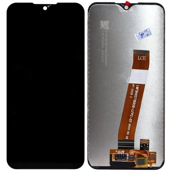 Дисплей совместим с Samsung SM-A015F/M015F/Galaxy A01/M01 + тачскрин черный (узкий коннектор) Oриг 100%