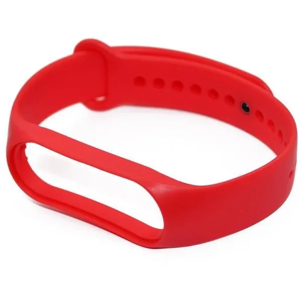 Ремешок Mi Band 7/Mi Band 6/Mi Band 5 силикон красный