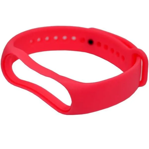 Ремешок Mi Band 7/Mi Band 6/Mi Band 5 силикон ярко-розовый