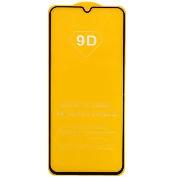 Защитное стекло совместим с Huawei nova Y70/ X7A/X7 2,5D с рамкой черное /тех. пак/
