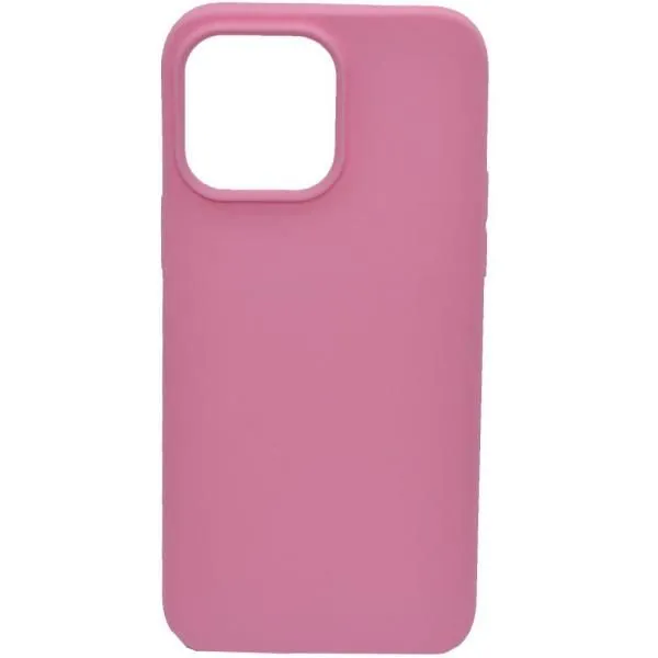 Чехол - накладка совместим с iPhone 14 Pro Max YOLKKI Alma (Алма) силикон матовый розовый (1мм)
