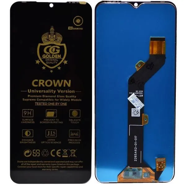 Дисплей совместим с Tecno Spark 7/Infinix Hot 10i (KF6n/X659B/PR652B/X658E) + тачскрин черный