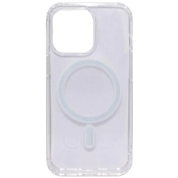 Чехол - накладка совместим с iPhone 13 Pro (6.1") Clear Case (Клеар кейс), MagSafe, cиликон+пластик прозрачный