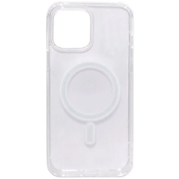 Чехол - накладка совместим с iPhone 13 Pro Max (6.7") Clear Case (Клеар кейс), MagSafe, cиликон+пластик прозрачн