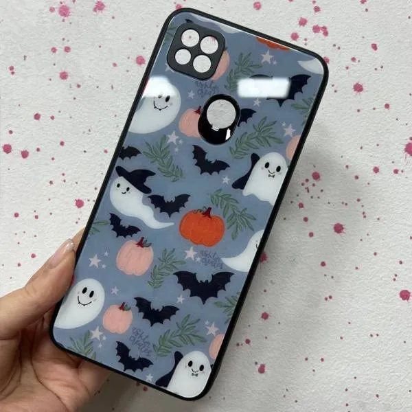 Чехол - накладка совместим с iPhone 13 (6.1") "Стеклянный кейс" Микс Вид 05