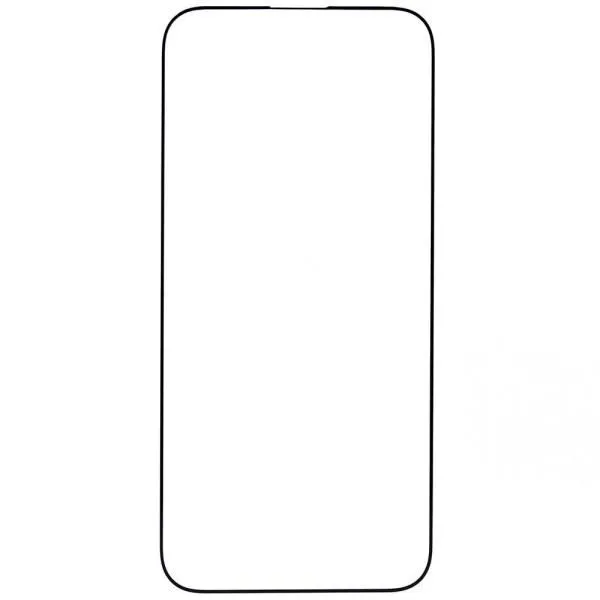 Защитное стекло совместим с iPhone 14 Pro Max YOLKKI Progress 2,5D с рамкой черное /в упаковке/