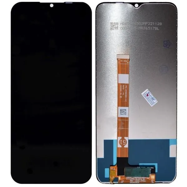 Дисплей совместим с Oppo A15/A15s/ A35/Realme C11/C12/C15/V3/Narzo 20/Narzo 30A/7i + тачскрин черный