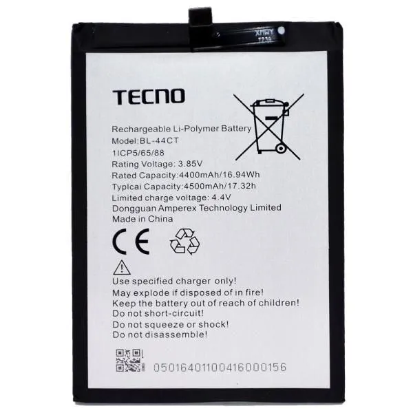 Аккумулятор BL-44CT, совместим с Tecno High Quality/ES