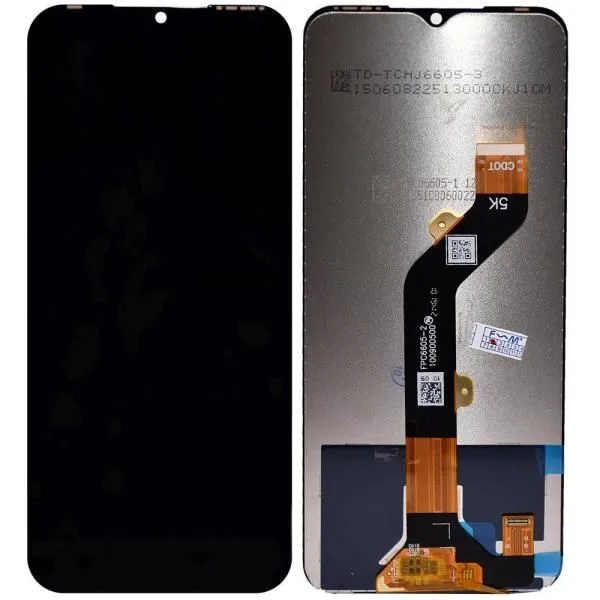 Дисплей совместим с Tecno Spark 8C (KG5k) + тачскрин черный