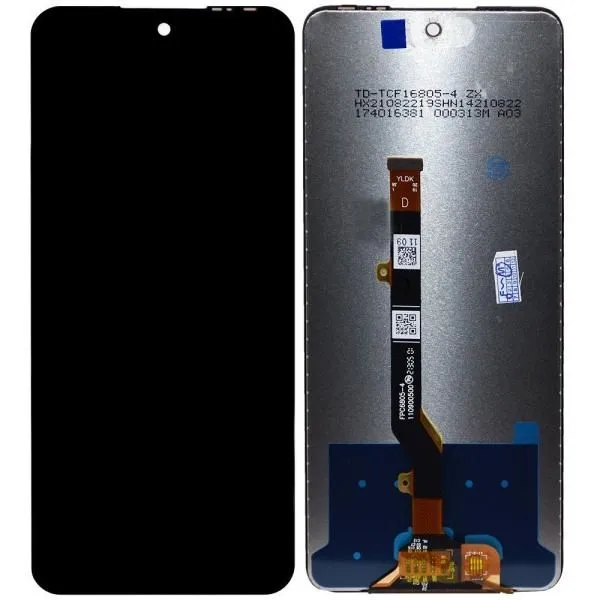 Дисплей совместим с Tecno Camon 19 Neo/18/18P/18T/17P (CH6i) + тачскрин черный (матрица orig)