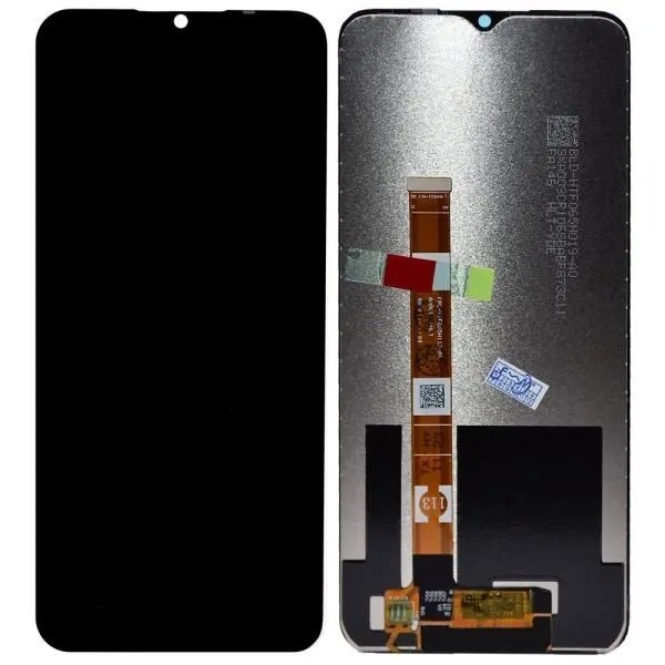 Дисплей совместим с Realme C25/C25s/Oppo A56/A54s/Narzo 50A (RMX3191/RMX3195) + тачскрин черный ORIG FACTORY