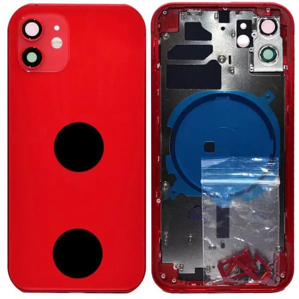 Корпус совместим с iPhone 12 High Quality красный (Red)