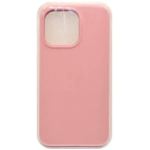 Чехол - накладка совместим с iPhone 13 Pro Max (6.7") Soft Touch (Софт Тач) пыльно-розовый 12 /с логотипом/