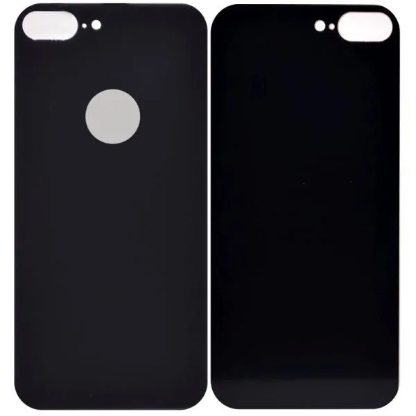 Стекло задней крышки совместим с iPhone 8 Plus черный /увеличенный вырез камеры/