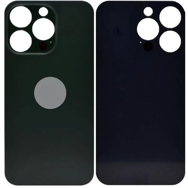 Стекло задней крышки совместим с iPhone 13 Pro альпийский зеленый (Alpine Green)/увеличенный вырез камеры/