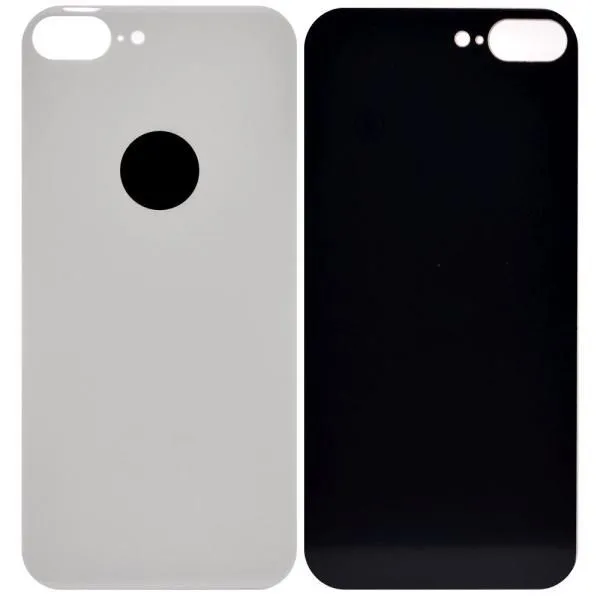 Стекло задней крышки совместим с iPhone 8 Plus белый /увеличенный вырез камеры/