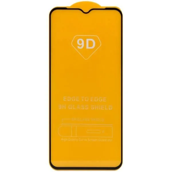 Защитное стекло совместим с Xiaomi Poco C50 2,5D с рамкой черное /тех.пак/
