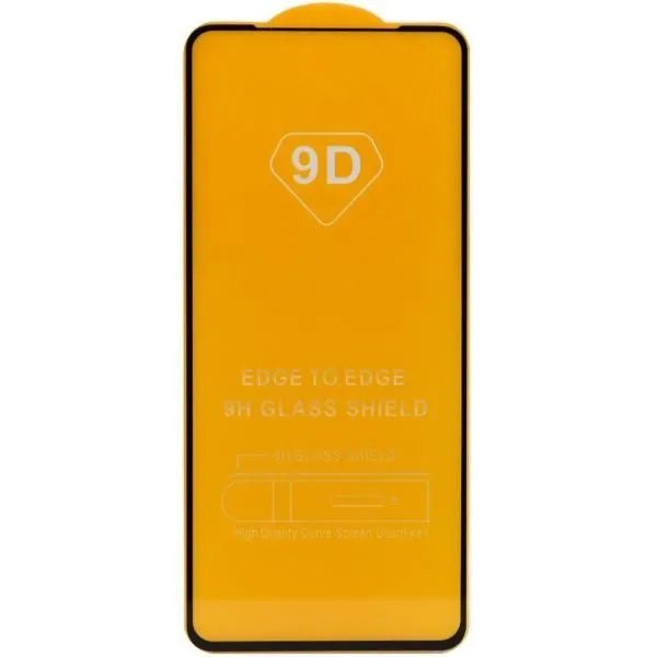 Защитное стекло совместим с Xiaomi Poco X5 2,5D с рамкой черное /тех.пак/