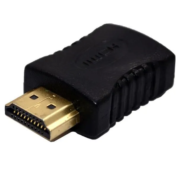 Переходник HDMI M - HDMI F черный