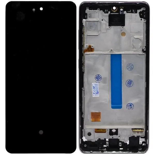 Дисплей совместим с Samsung SM-A525F/A526B/A528B/Galaxy A52/A52 5G/A52s 5G + тачскрин в рамке черный OLED