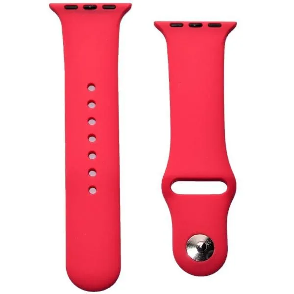 Ремешок совместим с Apple Watch (42/44/45/49 мм) силикон SM коралловый