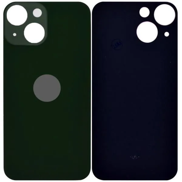 Стекло задней крышки совместим с iPhone 13 mini orig Factory зеленый (Green)/увеличенный вырез камеры/