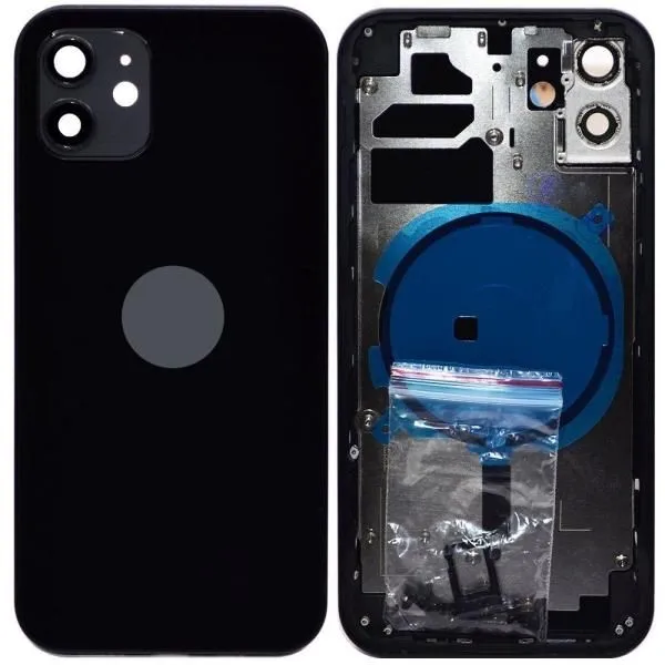 Корпус совместим с iPhone 12 orig Factory черный (Black)