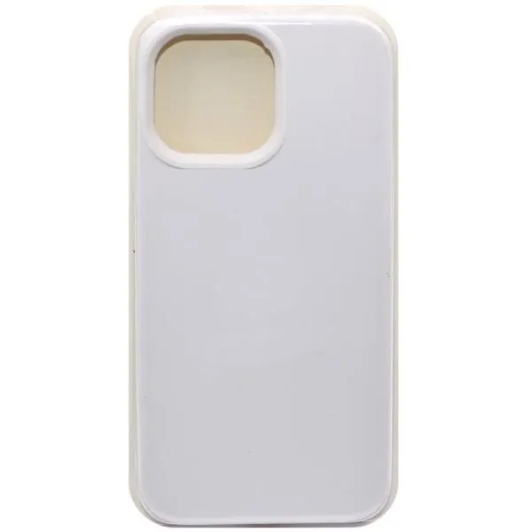 Чехол - накладка совместим с iPhone 15 Pro Max Soft Touch (Софт Тач) белый 10 /с логотипом/